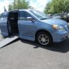 Blue Honda Odyssey with Vantage Mobility Side Entry Automatic In Floor conversion