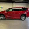 Red Chrysler Pacifica with Driverge Side Entry Automatic Fold Out conversion