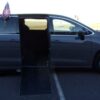 Grey Chrysler Pacifica with Driverge Side Entry Automatic Fold Out conversion