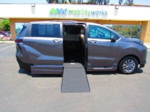 Grey Toyota Sienna with Vantage Mobility Side Entry Automatic In Floor conversion