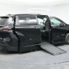 Black Toyota Sienna with BraunAbility Side Entry Automatic In Floor conversion