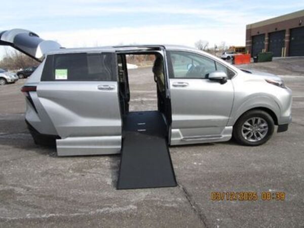 Silver Toyota Sienna with Vantage Mobility Side Entry Automatic In Floor conversion