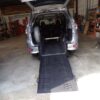 Silver Toyota Sienna with Freedom Motors Rear Entry Automatic Fold Out conversion