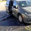 Grey Chrysler Pacifica with Driverge Side Entry Automatic Fold Out conversion