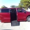 Red Toyota Sienna with BraunAbility Side Entry Automatic Fold Out conversion