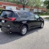 Black Chrysler Pacifica with Driverge Rear Entry Manual Fold Out conversion