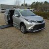 Silver Toyota Sienna with BraunAbility Side Entry Automatic In Floor conversion