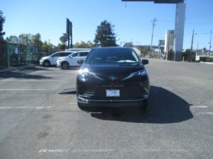 Black Toyota Sienna with BraunAbility Side Entry Automatic In Floor conversion