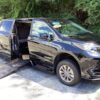 Black Toyota Sienna with BraunAbility Side Entry Automatic Fold Out conversion