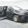 Black Chrysler Pacifica with BraunAbility Side Entry Automatic In Floor conversion