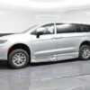 Silver Chrysler Pacifica with BraunAbility Side Entry Automatic Fold Out conversion