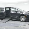 Black Chrysler Pacifica with BraunAbility Side Entry Automatic In Floor conversion