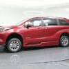 Red Toyota Sienna with BraunAbility Side Entry Automatic Fold Out conversion