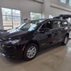 Black Chrysler Voyager with BraunAbility Rear Entry Manual Fold Out conversion