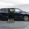 Blue Toyota Sienna with BraunAbility Side Entry Automatic Fold Out conversion