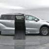 Silver Toyota Sienna with BraunAbility Side Entry Automatic In Floor conversion