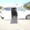 White Toyota Sienna with Vantage Mobility Side Entry Automatic In Floor conversion