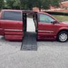 Red Chrysler Town and Country with BraunAbility Side Entry Automatic Fold Out conversion