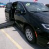 Black Chrysler Pacifica with BraunAbility Side Entry Automatic Fold Out conversion