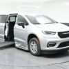 Silver Chrysler Pacifica with BraunAbility Side Entry Automatic Fold Out conversion