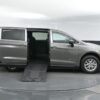 Grey Chrysler Pacifica with BraunAbility Side Entry Manual Fold Out conversion