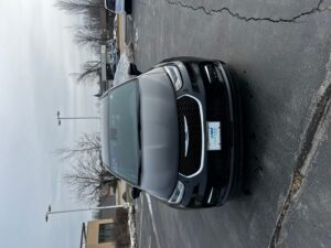 Black Chrysler Pacifica with BraunAbility Side Entry Automatic Fold Out conversion