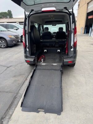 Ford Transit Connect with Driverge Rear Entry Manual Fold Out conversion