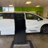 White Honda Odyssey with BraunAbility Side Entry Automatic In Floor conversion