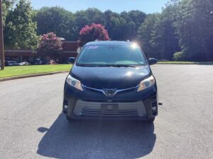 Black Toyota Sienna with Vantage Mobility Side Entry Manual In Floor conversion