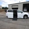 White Chrysler Voyager with Vantage Mobility Side Entry Automatic In Floor conversion