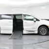 White Honda Odyssey with BraunAbility Side Entry Automatic In Floor conversion