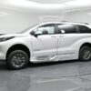 White Toyota Sienna with BraunAbility Side Entry Automatic Fold Out conversion