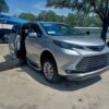 Silver Toyota Sienna with BraunAbility Side Entry Automatic Fold Out conversion