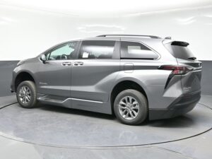 Grey Toyota Sienna with BraunAbility Side Entry Automatic Fold Out conversion