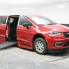 Red Chrysler Pacifica with BraunAbility Side Entry Automatic Fold Out conversion