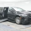 Black Chrysler Pacifica with BraunAbility Side Entry Automatic In Floor conversion