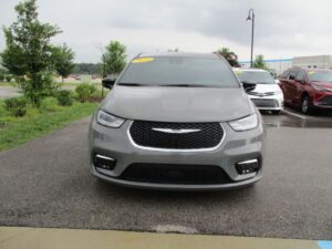 Grey Chrysler Pacifica with Driverge Side Entry Automatic Fold Out conversion