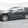 Black Chrysler Pacifica with BraunAbility Side Entry Automatic In Floor conversion