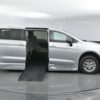 Silver Chrysler Pacifica with BraunAbility Side Entry Automatic Fold Out conversion