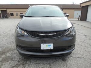 Grey Chrysler Voyager with BraunAbility Side Entry Automatic Fold Out conversion