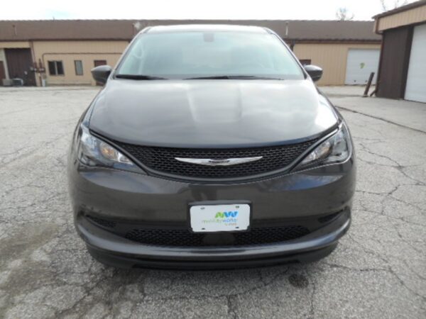 Grey Chrysler Voyager with BraunAbility Side Entry Automatic Fold Out conversion