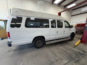 Ford Econoline with Driverge Rear Entry Automatic Fold Out conversion