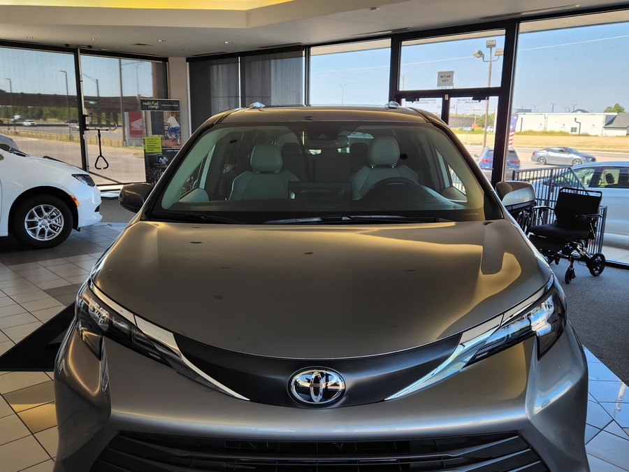 Grey Toyota Sienna with BraunAbility Side Entry Automatic In Floor conversion
