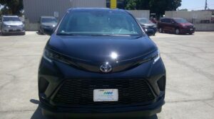Black Toyota Sienna with Vantage Mobility Side Entry Automatic In Floor conversion