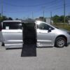 Silver Chrysler Voyager with BraunAbility Side Entry Automatic Fold Out conversion