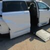 White Toyota Sienna with BraunAbility Side Entry Automatic In Floor conversion