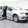 Silver Chrysler Pacifica with BraunAbility Side Entry Automatic Fold Out conversion