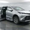 Silver Toyota Sienna with BraunAbility Side Entry Automatic In Floor conversion