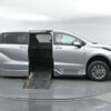 Silver Toyota Sienna with BraunAbility Side Entry Automatic Fold Out conversion