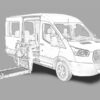 White Ram ProMaster with Other Rear Entry Manual Fold Out conversion